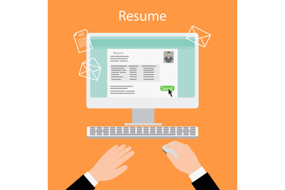 Writing a resume on computer