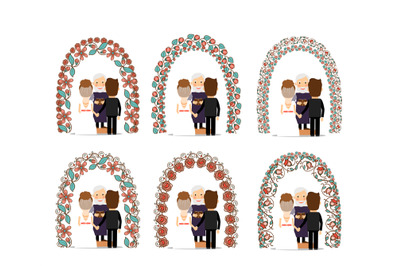 Wedding arch set