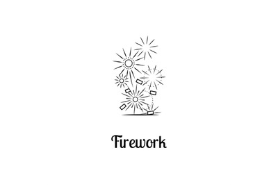 Firework company logo design