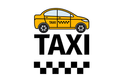 Taxicab transport advertising poster