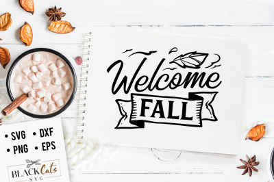 Welcome fall SVG