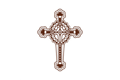 Cross ornate icon