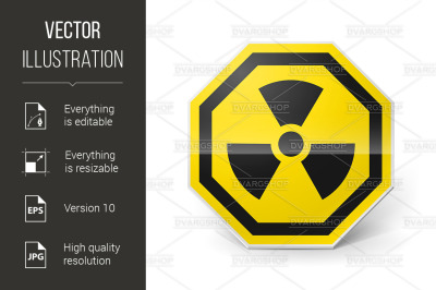 Radiation sign