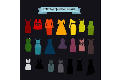 Collection of cocktail dresses