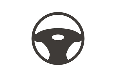 Car steering wheel icon