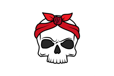 Funny old school tattoo skull icon