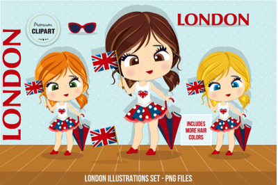 London graphics, London illustrations