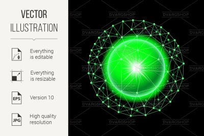 Sphere connected