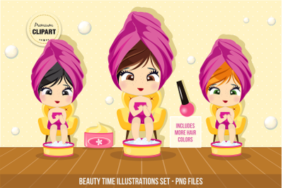 Spa clipart, Beauty time