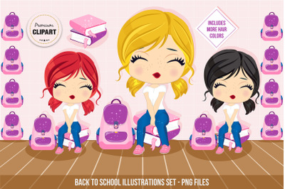 Back to school graphics, Back to school illustrations