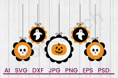 Halloween Mobile - SVG File, DXF File