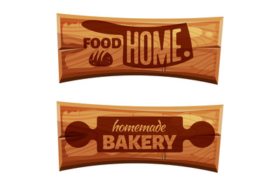 Cartoon bakery labels