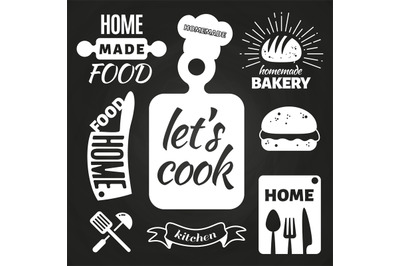 Home made bakery and home cooking badges