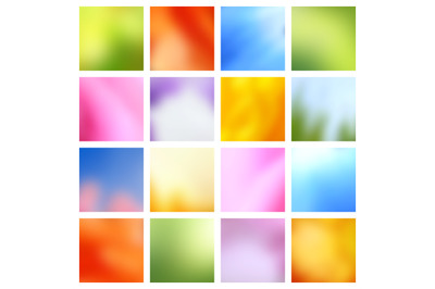 Spring landscape blurred vector backgrounds