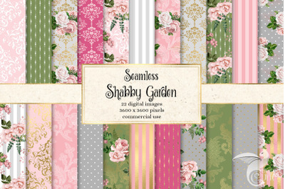 Shabby Garden Digital Paper