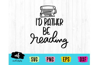 I&#039;d Rather Be Reading