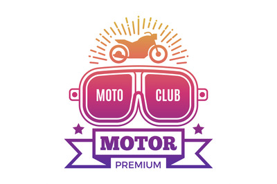 Premium motor club label design