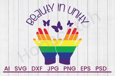 Beauty Unity - SVG File, DXF File