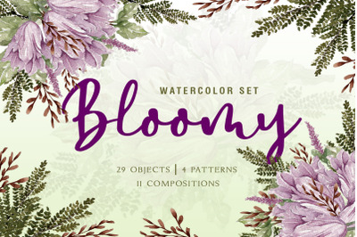Bloomy Watercolor Collection