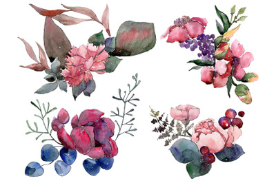 Bouquet Pearl beauty watercolor png