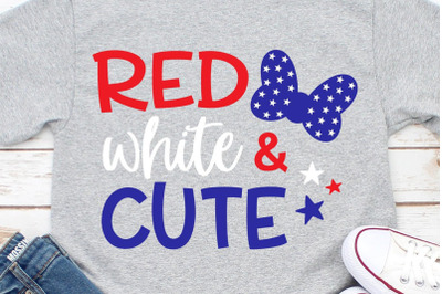Red White and Cute SVG, DXF, PNG, EPS Files for Cutting Machines