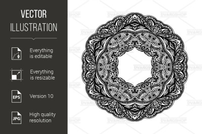 Patterned decorative element