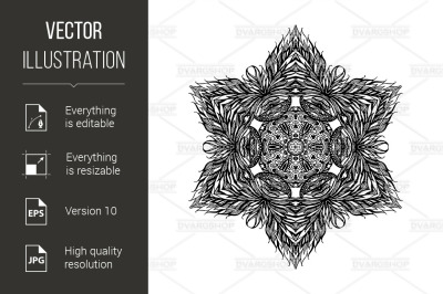 Patterned decorative element