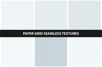 Grid patterns - seamless collection.