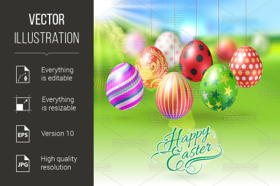 Happy Easter Greeting Card