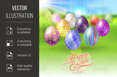 Happy Easter Greeting Card