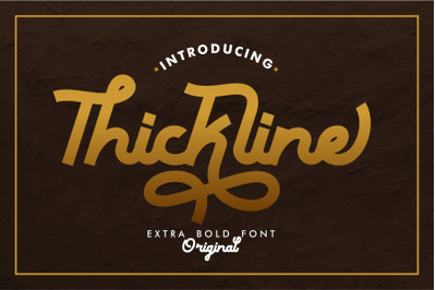 Thickline - Classic Bold Font