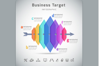 Business infographic template - Vector Illustration