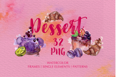 Dessert Operetta watercolor png