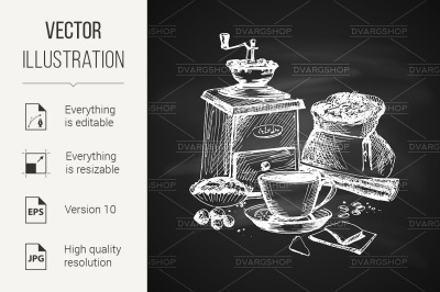 Sketch of Food