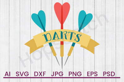 Darts Game - SVG File, DXF File