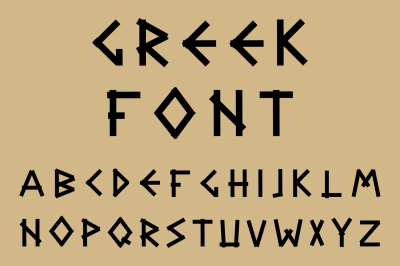 Black letters in ancient style.