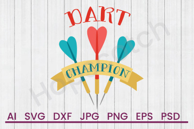 Dart Champion - SVG File, DXF File