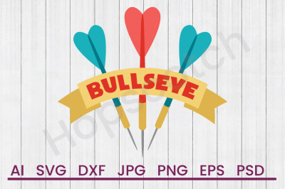 Darts Bullseye - SVG File, DXF File