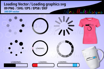 Loading svg vector