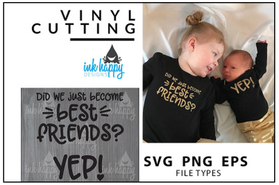 YEP! newborn SVG design