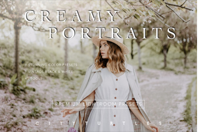 Soft &amp; Airy CREAMY PORTRAITS Lightroom Presets Pack for Desktop and Mo