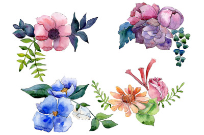 Flower Symphony watercolor png