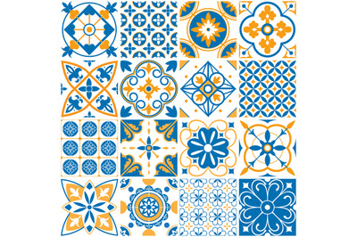 Mediterranean pattern. Decorative lisboa seamless patterns. Ornamental