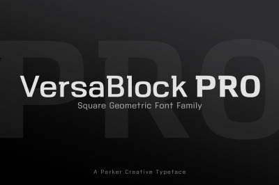 VersaBlock Pro Font + Freebies