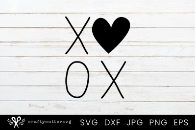 XoXo Valentine Heart Svg Design