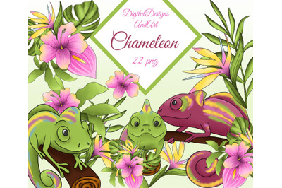 Chameleon clipart