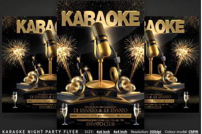 Karaoke Night Party Flyer