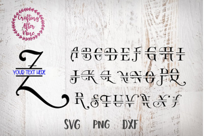 Split Alpahbet Monogram Font Svg, Monogram Letter J, Monogram Svg, Spl