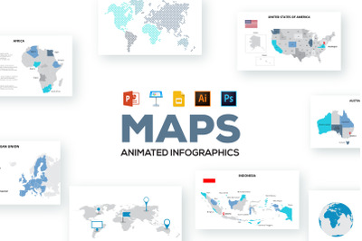 Maps animated presentations