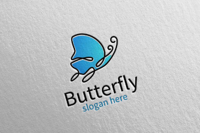 Butterfly Logo vol 17